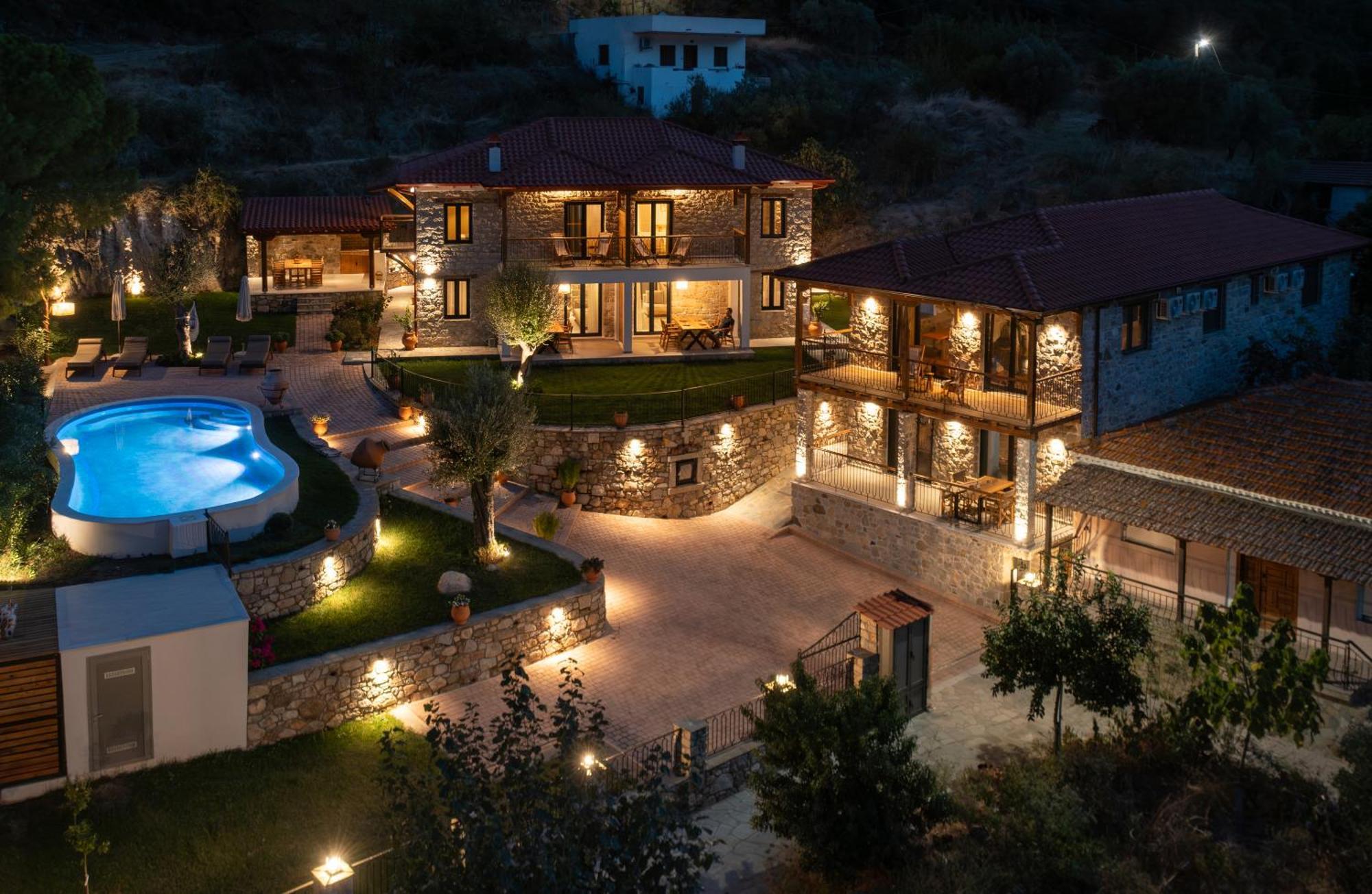 סיקיה Lithos Villas Apollon מראה חיצוני תמונה