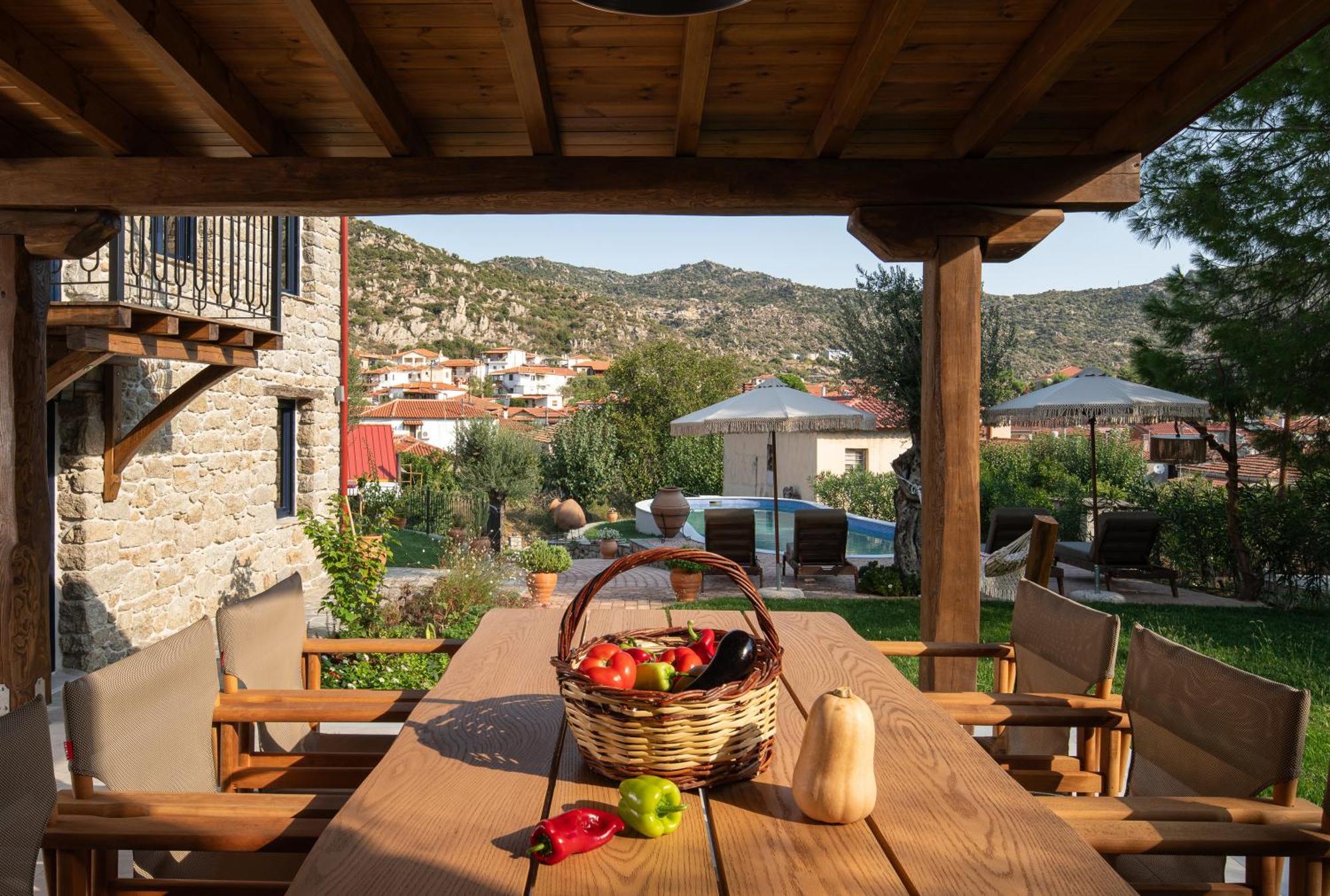 סיקיה Lithos Villas Apollon מראה חיצוני תמונה