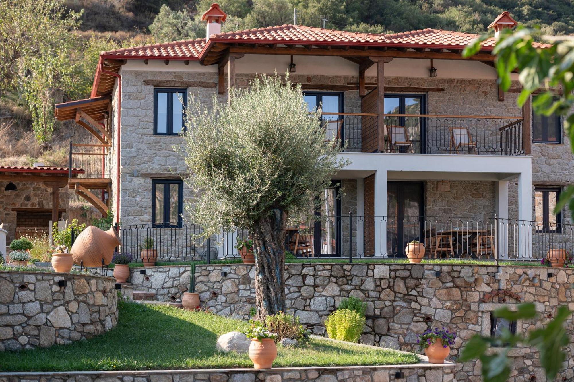 סיקיה Lithos Villas Apollon מראה חיצוני תמונה