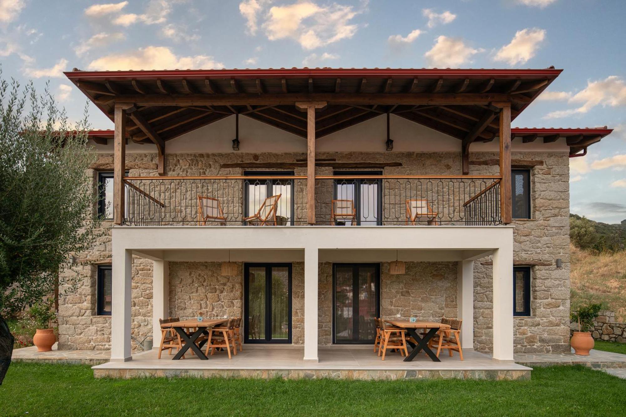 סיקיה Lithos Villas Apollon מראה חיצוני תמונה